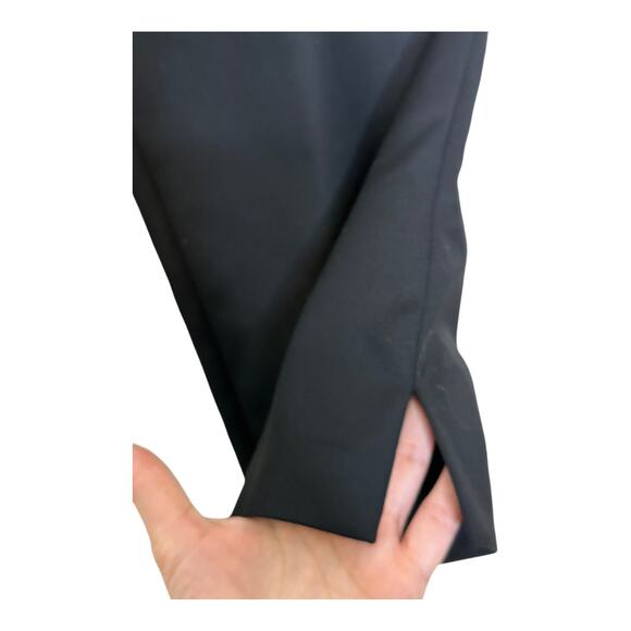 Chico's black flat front cropped pants size 2/ L-12 - Picture 7 of 9